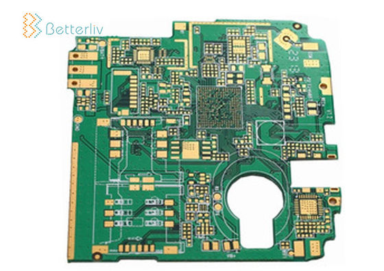 HASL Four Layer Pcb ความหนา 1.0 มม. ชุบทองแข็งขนาดบอร์ดที่กำหนดเอง
